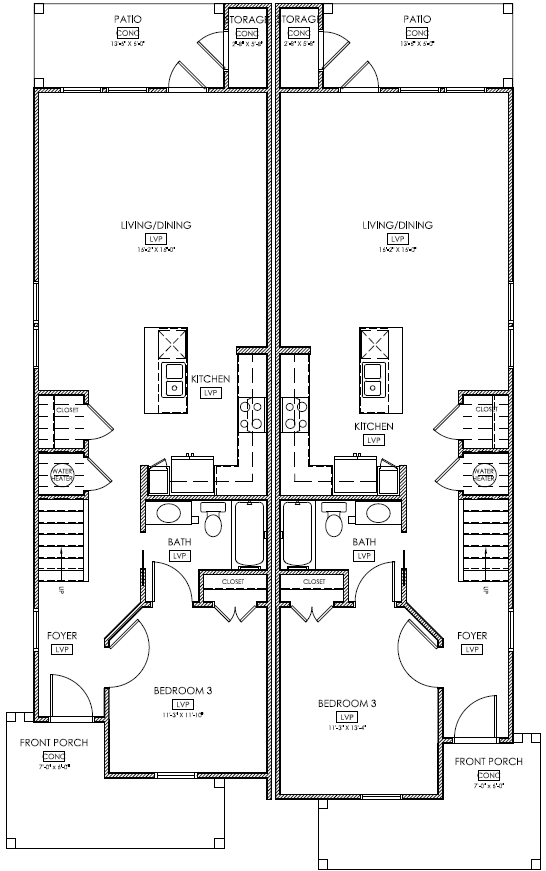 Barrington first floor plan